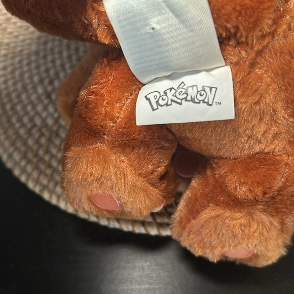 Build A Bear BAB Plush Stuffed Pokemon Eevee Brown/Yellow w/Red Hoodie Shirt - Picture 6 of 9